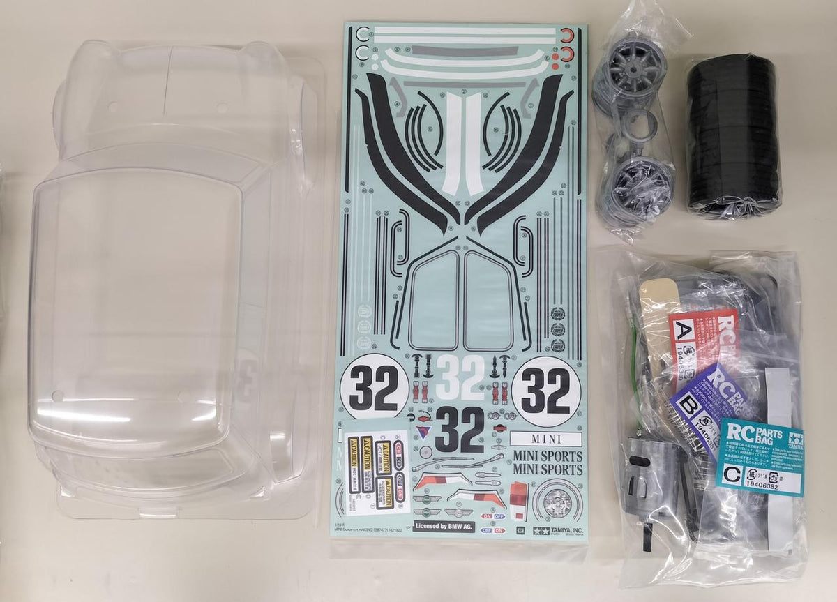 TAMIYA Plastic Model MB-01 1/10 Electric RC Car Mini Cooper Racing - Banzai Thrifting | BanzaiHobby