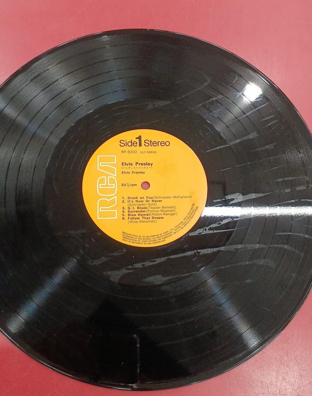 Nippon Victor LP Record Elvis Presley / PANEL DELUXE