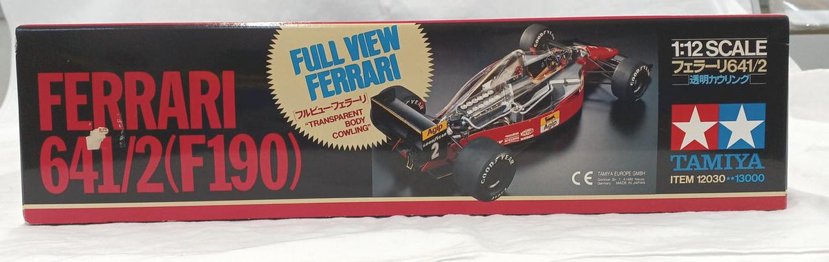 TAMIYA Plastic Model 1/12 Ferrari 641/2 Transparent Cowling - Banzai Thrifting | BanzaiHobby