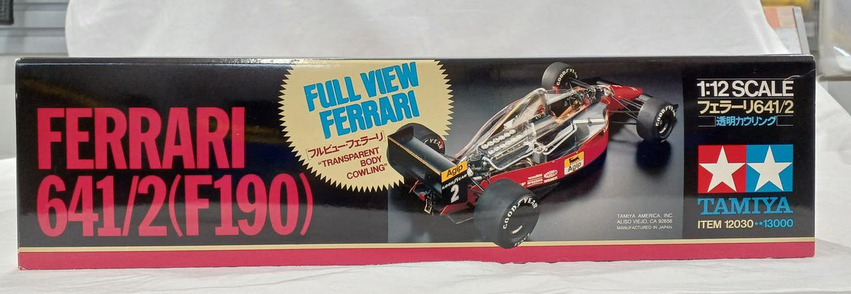 TAMIYA Plastic Model 1/12 Ferrari 641/2 Transparent Cowling - Banzai Thrifting | BanzaiHobby