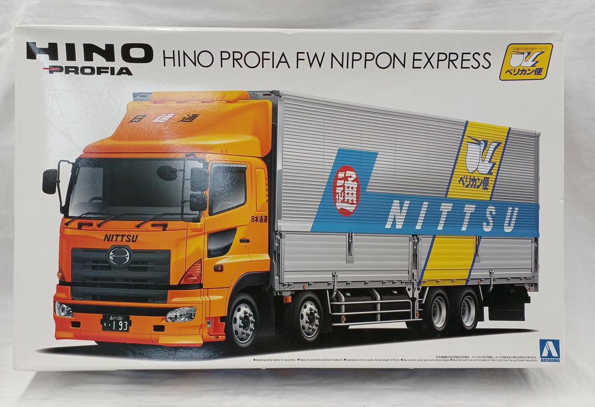 AOSHIMA Plastic Model 1/32 Hino Profire FW Nippon Express Pelican Delivery - Banzai Thrifting | BanzaiHobby