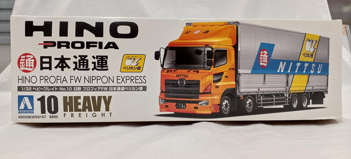 AOSHIMA Plastic Model 1/32 Hino Profire FW Nippon Express Pelican Delivery - Banzai Thrifting | BanzaiHobby