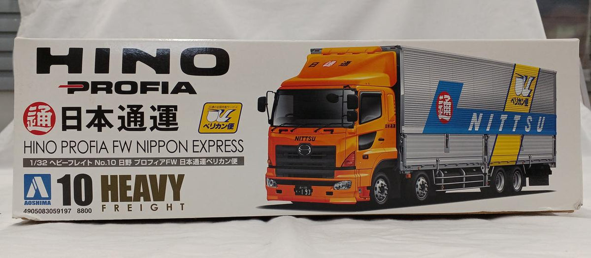 AOSHIMA Plastic Model 1/32 Hino Profire FW Nippon Express Pelican Delivery - Banzai Thrifting | BanzaiHobby