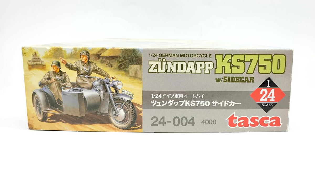 Taxcamo de Rizmo 1/24 scale plastic model ZΓΌndapp KS750 sidecar - Banzai Thrifting | BanzaiHobby