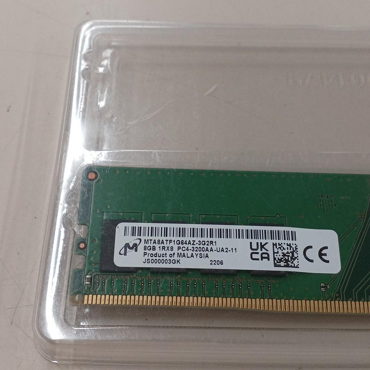 CRUCIAL DDR4 8G Memory MTA8ATF1G64AZ-3G2R1