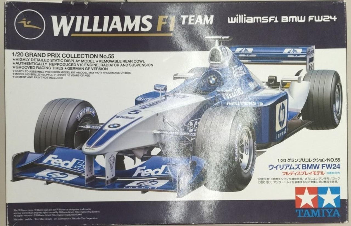 TAMIYA 1/20 scale plastic model Williams BMW FW24 - Banzai Thrifting | BanzaiHobby