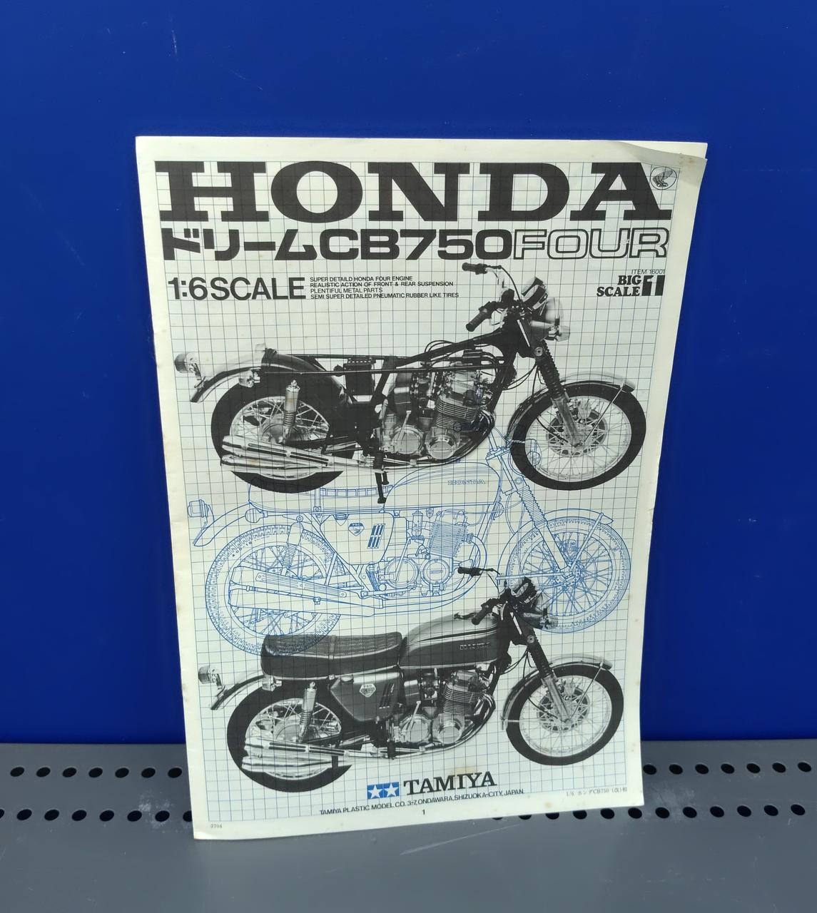 TAMIYA Plastic Model CB750FOUR 1/6 SCAE - Banzai Thrifting | BanzaiHobby