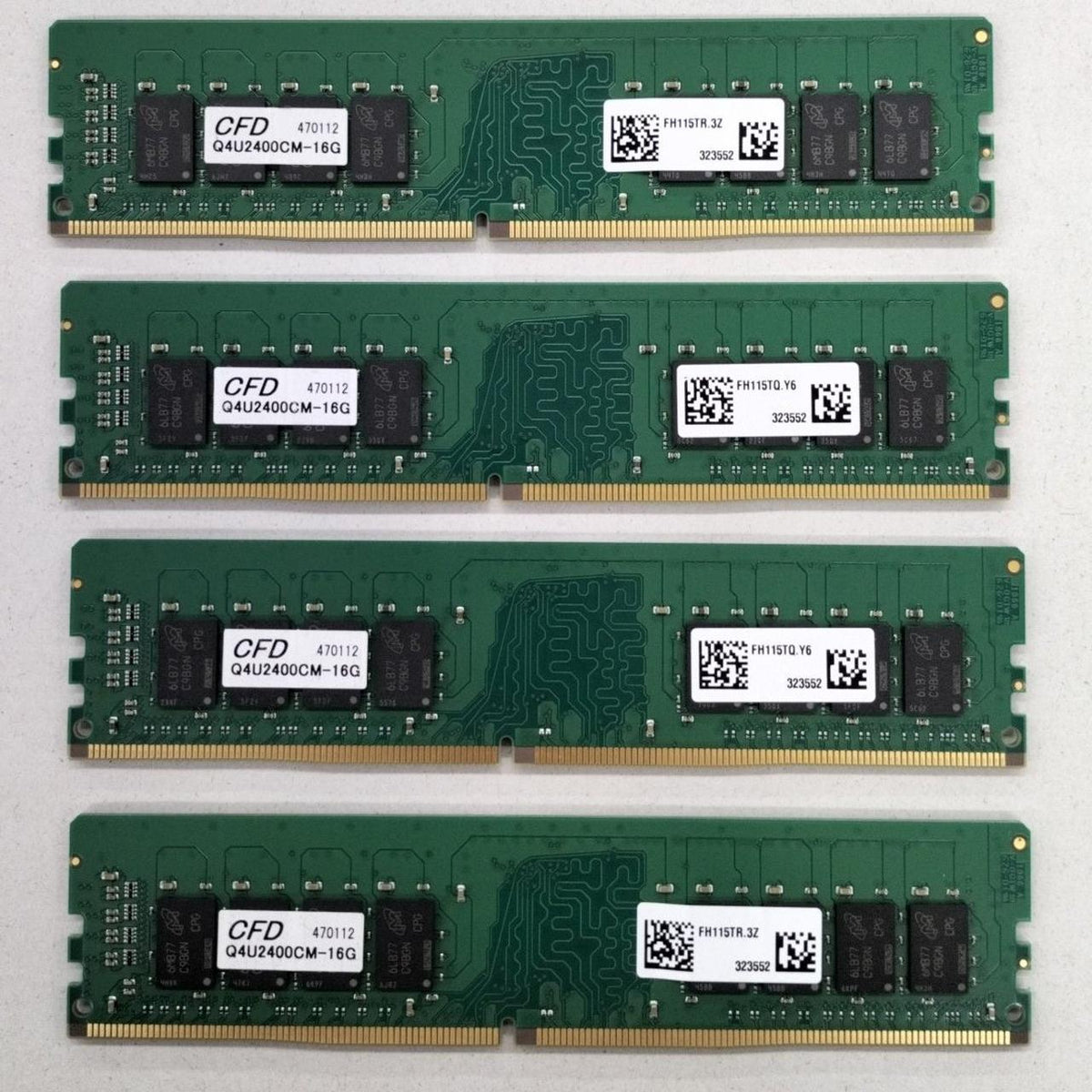 CRUCIAL Memory: 16GB x 4 CT16G4DFD824A. C16FBR1