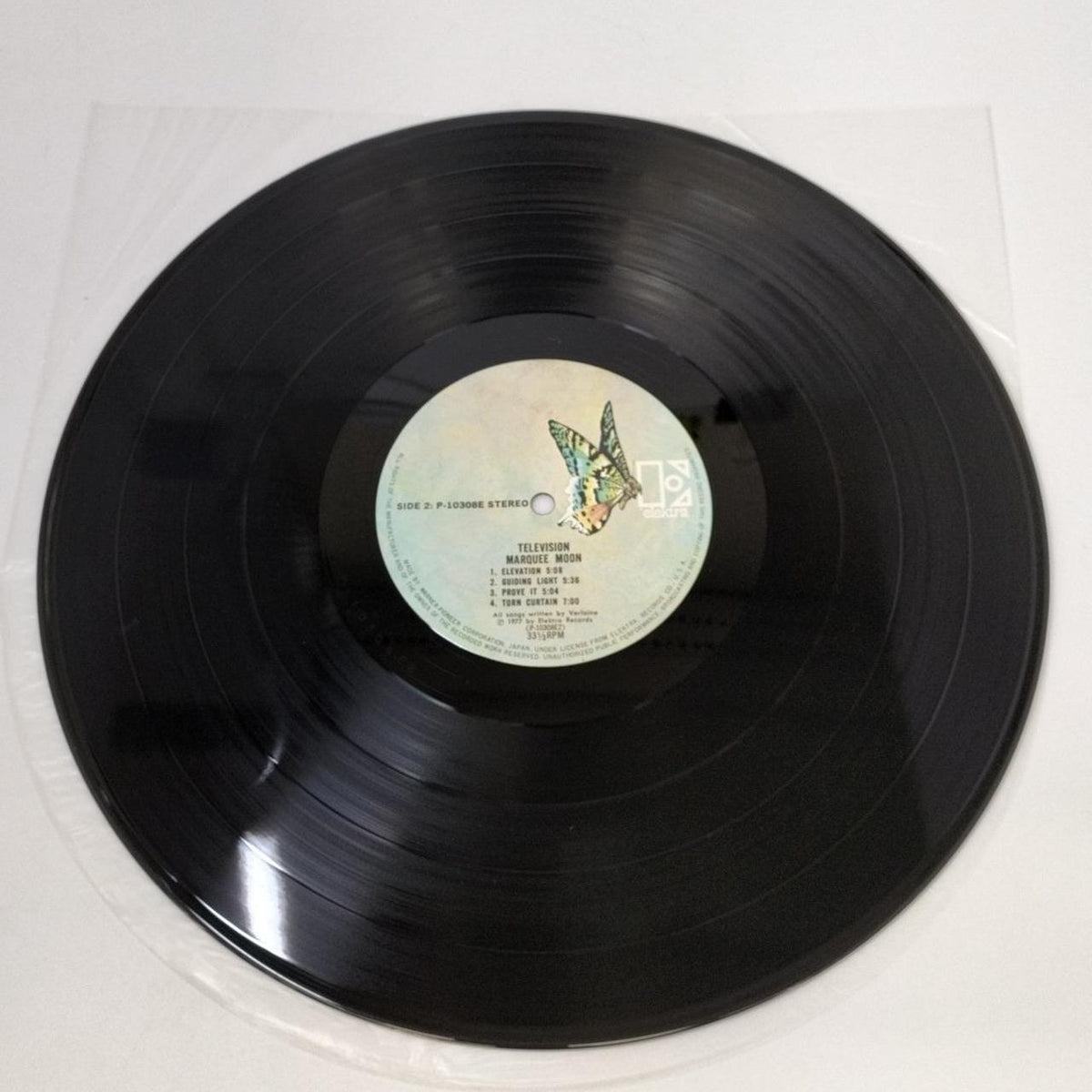 Warner Music Japan LP Record / P10308E Television / Marquee Moon