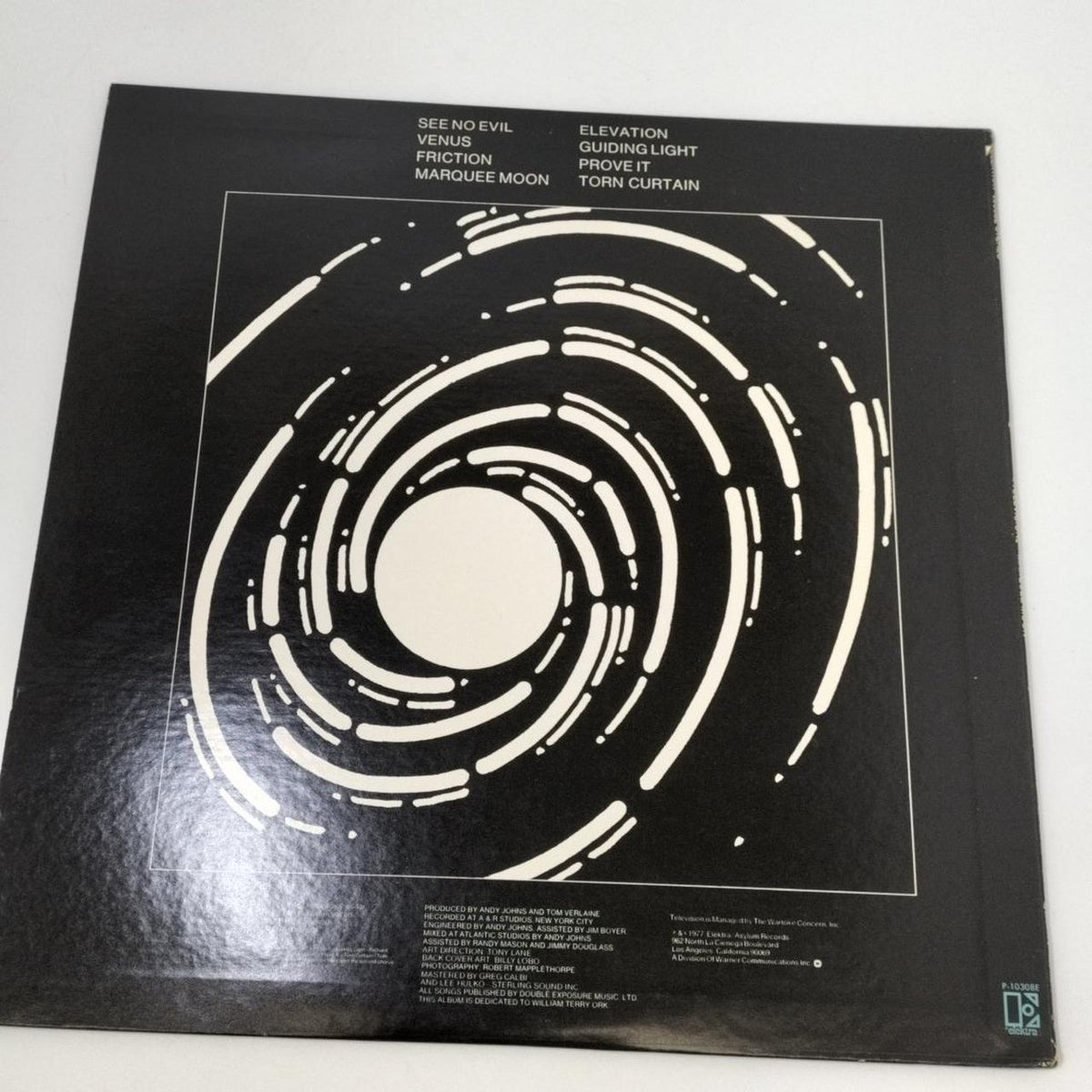 Warner Music Japan LP Record / P10308E Television / Marquee Moon