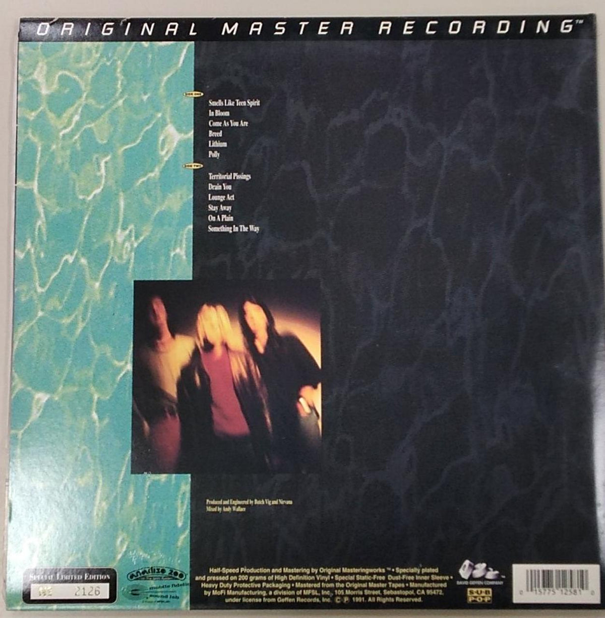 MOBILE FIDELITY SOUND LAB Nirvana/Nevermind MFSL 1-258
