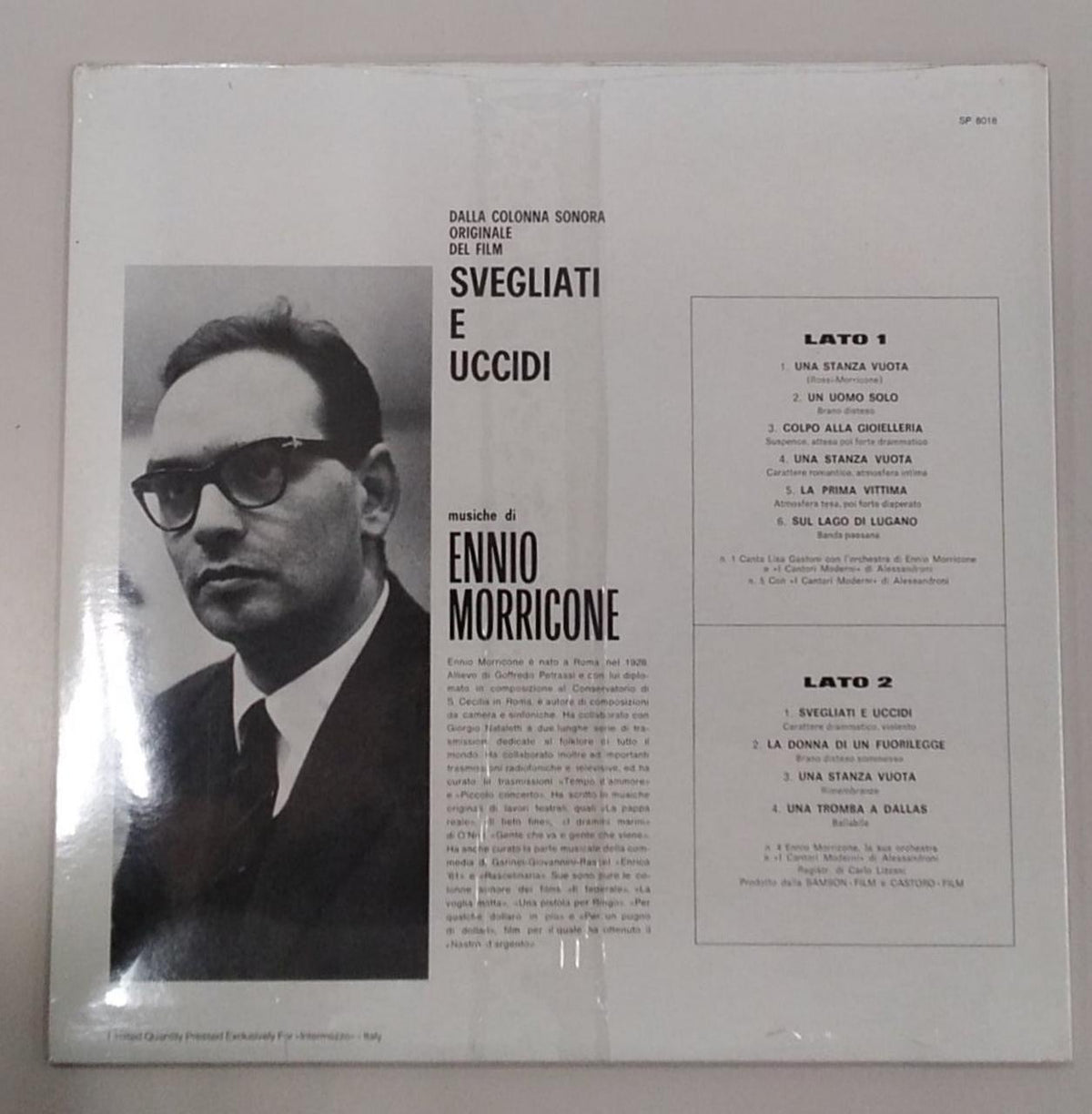 RCA Enrio Morricone / Kill in a Dead Eye SP8018