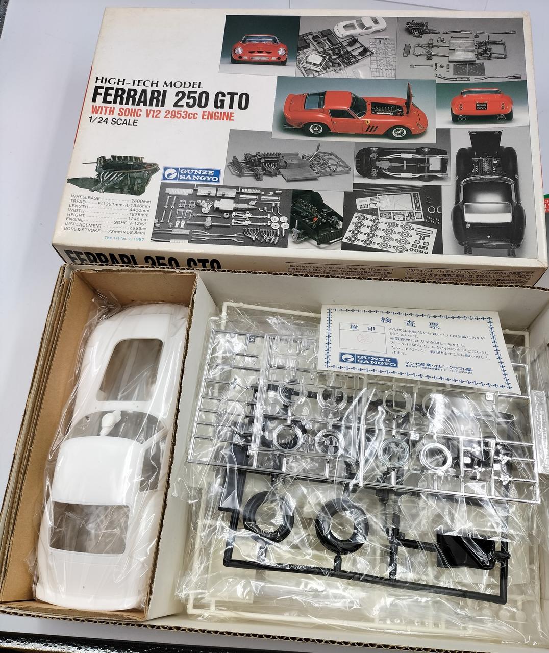 Gunze Sangyo Car & Truck 1/24 Ferrari 250 GTO