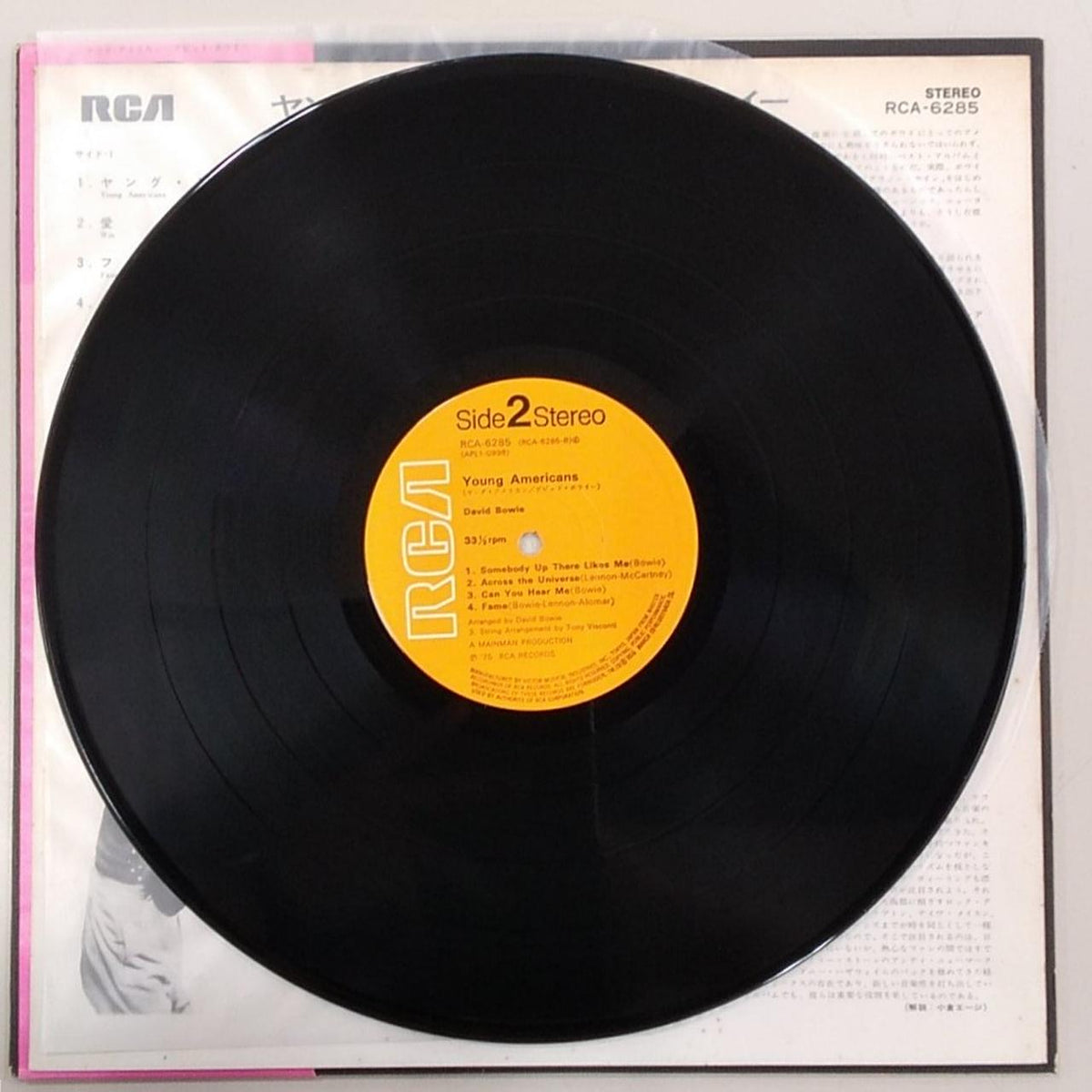 RCA David Bowie / Young American RCA-6285
