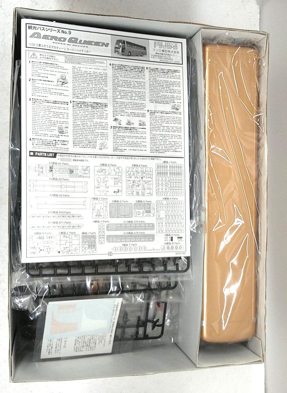 FUJIMI 1/32 Sightseeing Bus Series Mitsubishi Fuso Aero Queen Super High-Decker