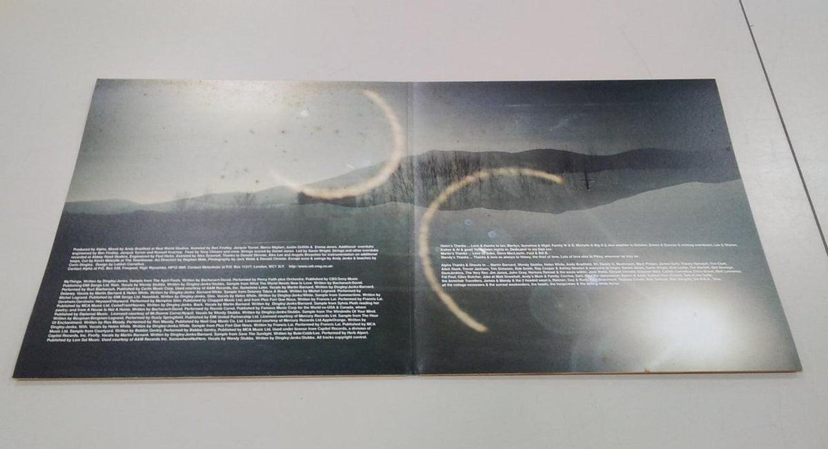 VIRGIN RECORDS ALPHA/COME FROM HEAVEN SADLP 2
