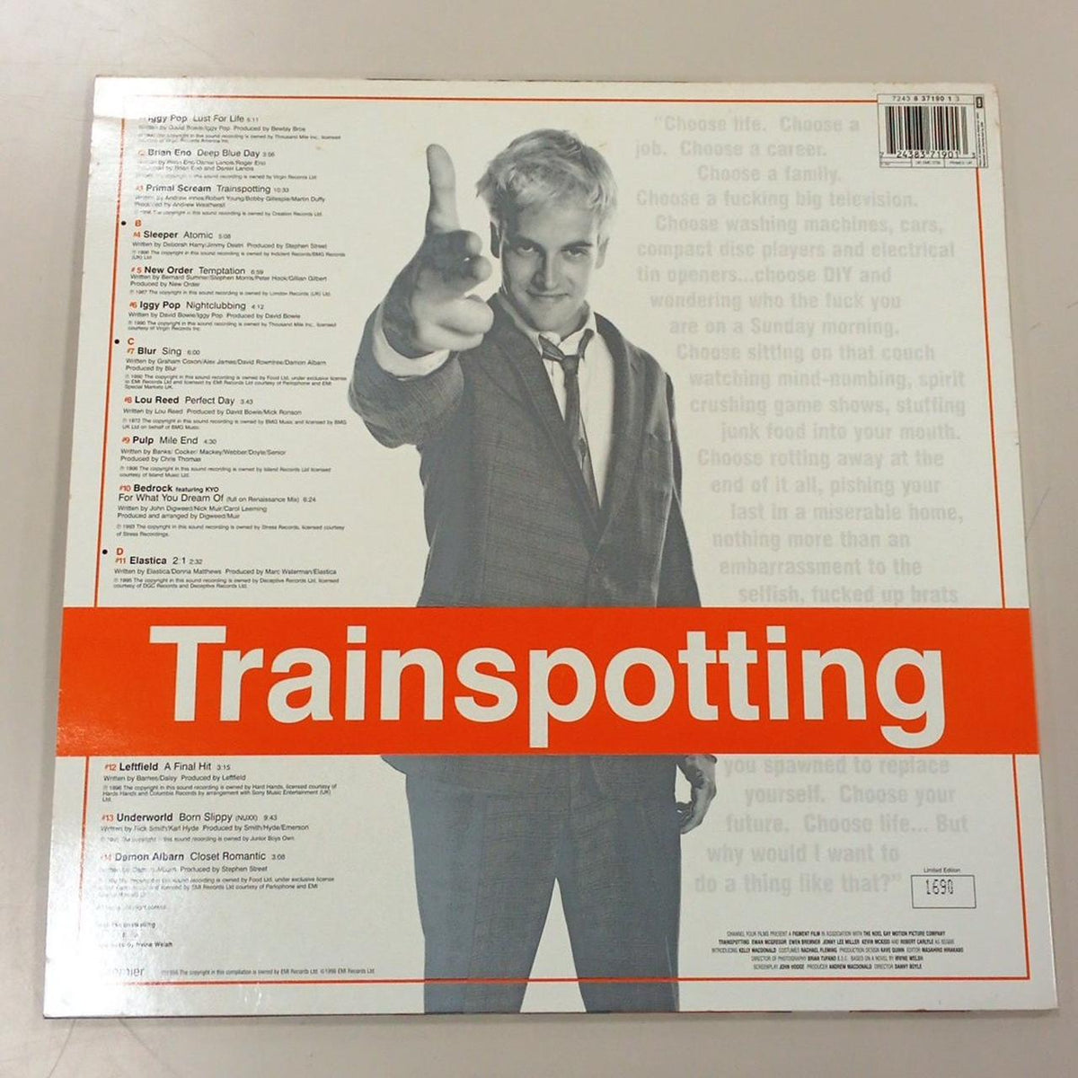 EMI Western Film Soundtrack / TRAINSPOTTING EMC3739