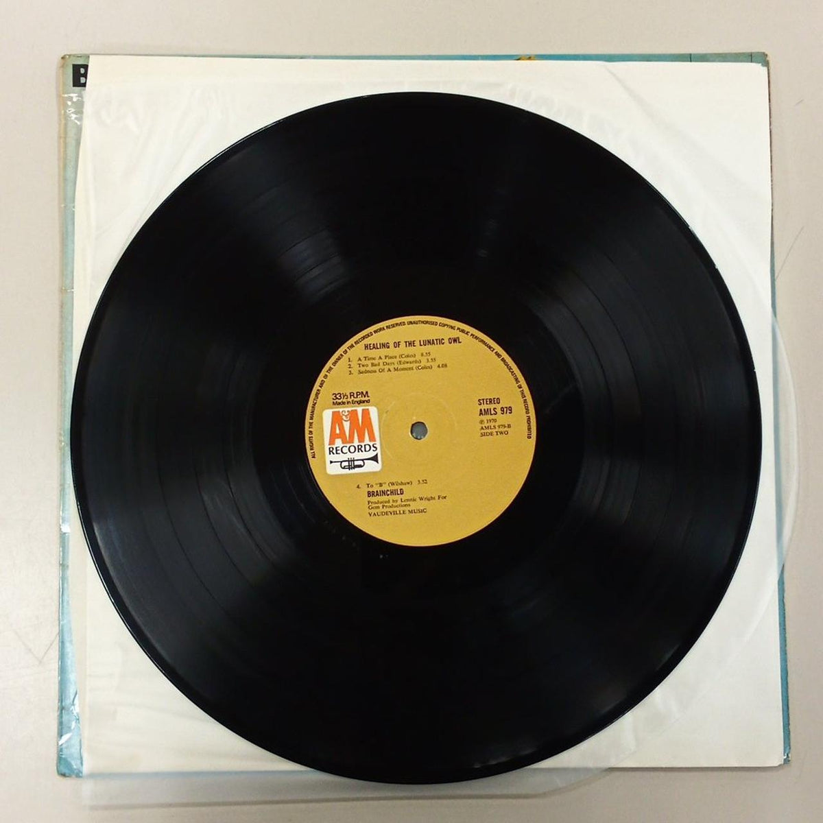 A&M RECORDS BRAINCHILD/HEALING OF THE LUNA AMLS979