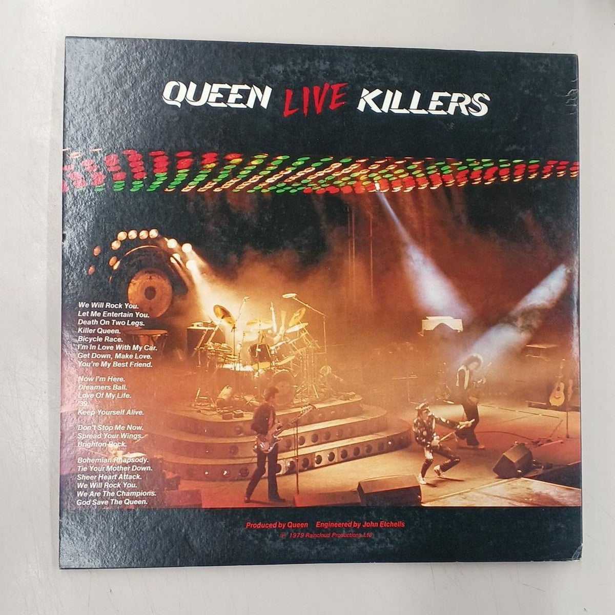 ELEKTRA LP Record QUEEN / LIVE KILLERS