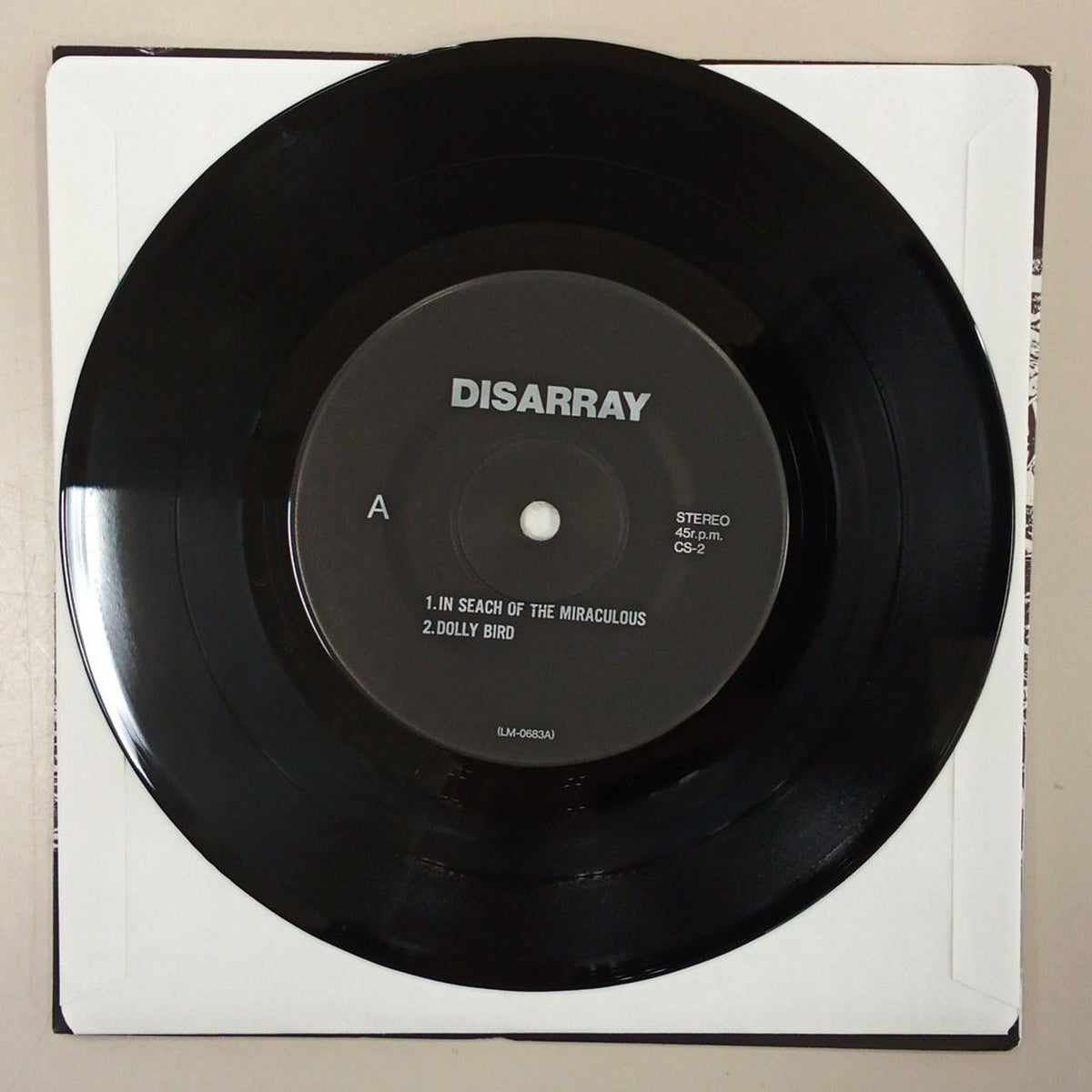 CHICKEN SHIT RECORDS DISARRAY/DISARRAY CS-2