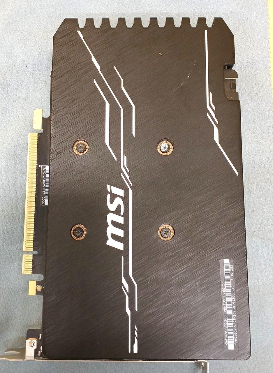 MSI Graphics Board RTX2060 VENTUS XS 6G OC