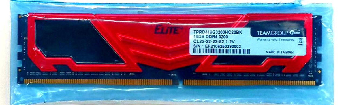 TEAMGROUP PC Memory TPRD416G3200HC22BK