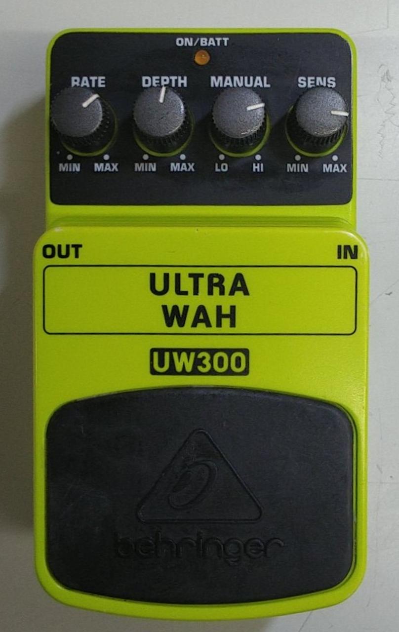 behringer wah pedal UW300 Ultra Ultimate Auto-Wah Effects MOST ULTRAGRIP evo bar Glazed Green Manual and Decay controls Size:XS/Small