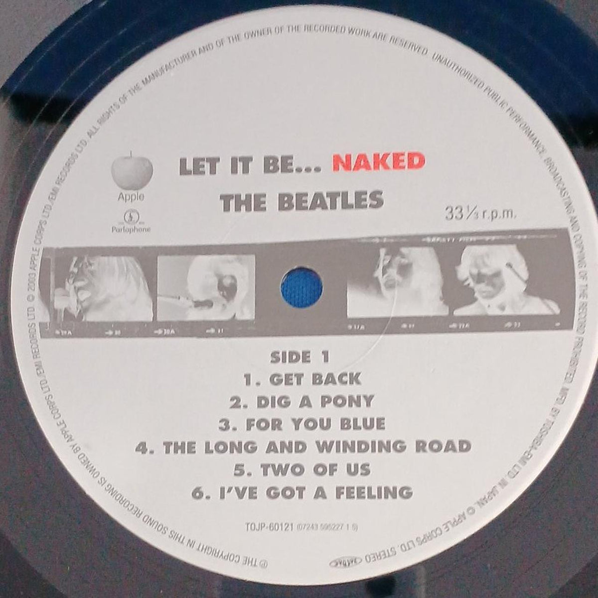 TOSHIBA EMI THE BEATLES Let It Be... Naked TOJP-60121・22