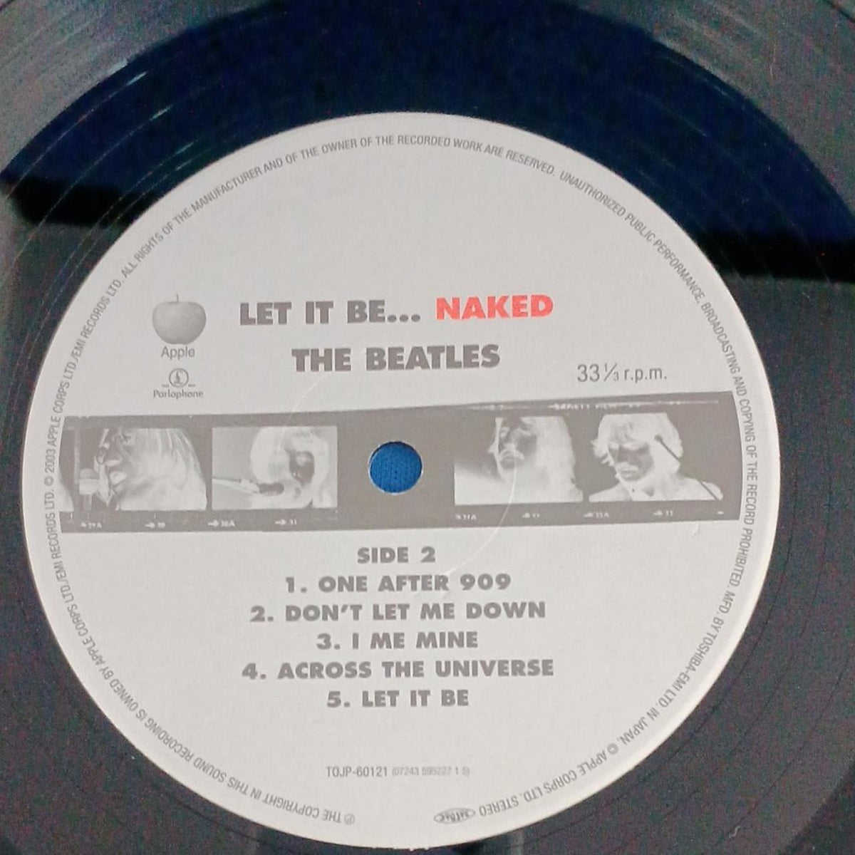 TOSHIBA EMI THE BEATLES Let It Be... Naked TOJP-60121・22