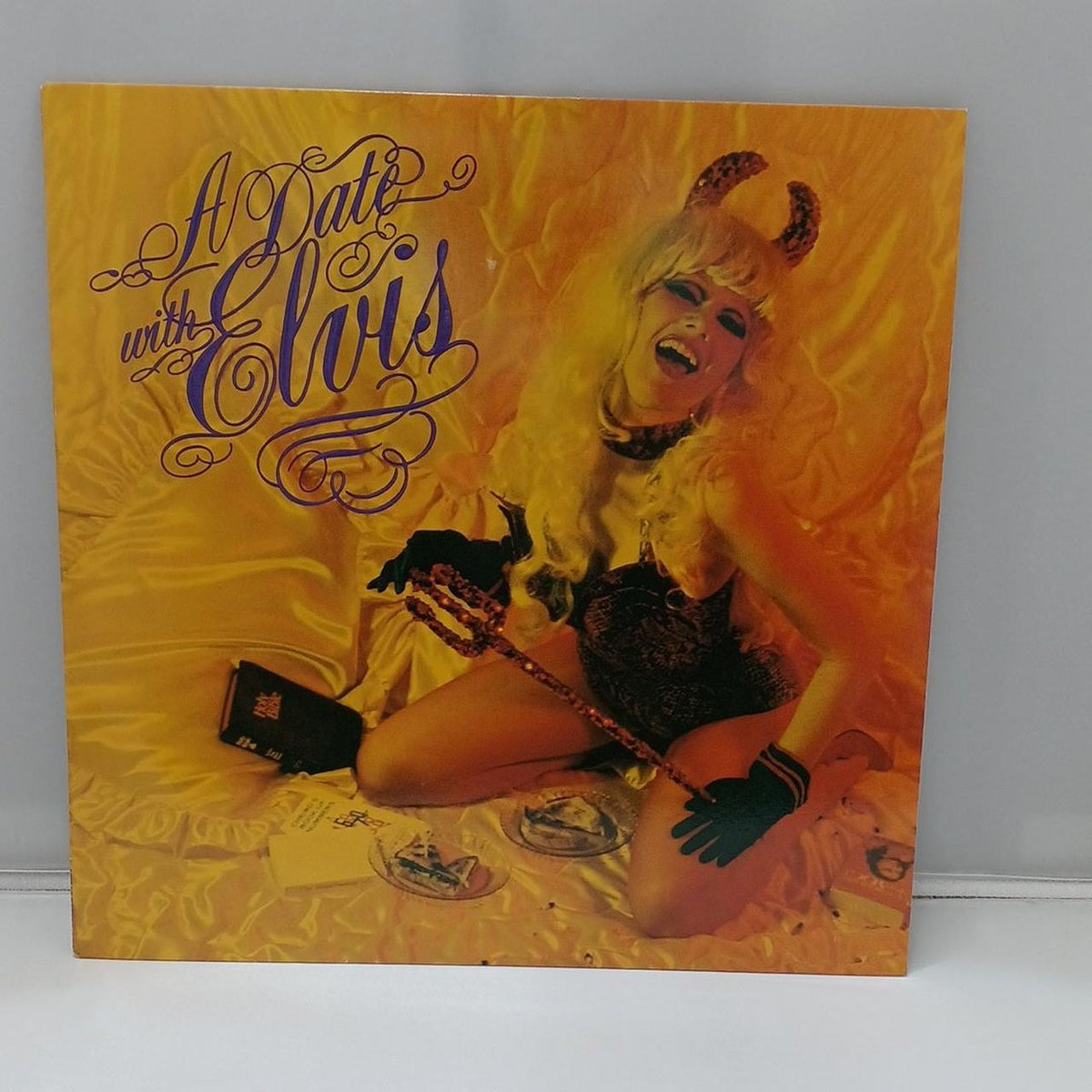 VENGEANCE RECORDS LP Record THE CRAMPS / A DATE WITH ELVIS