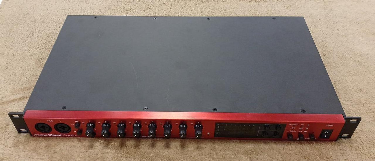 FOCUSRITE Microphone Preamp: CLARETT+ OCTOPRE