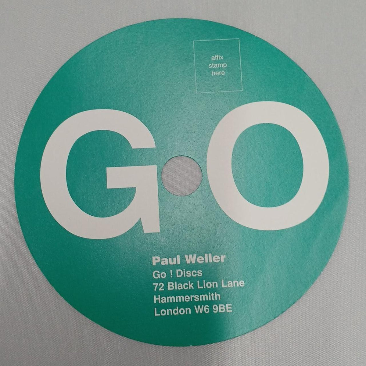 GO! DISCS LP record PAUL WELLER / STANLEY ROAD