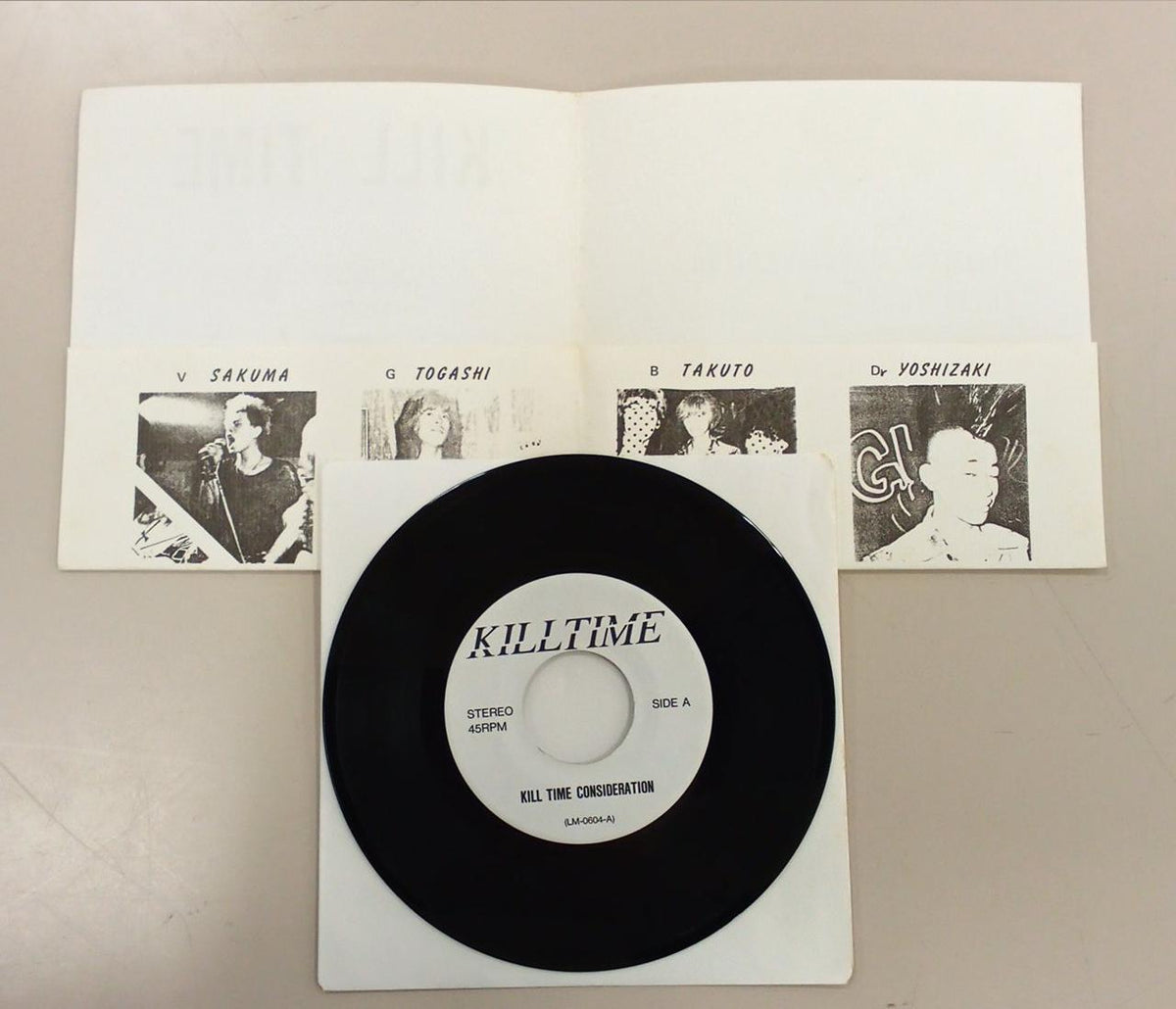 TIME KILLER RECORDS KILL TIME/THE FIRST EP LM-0604