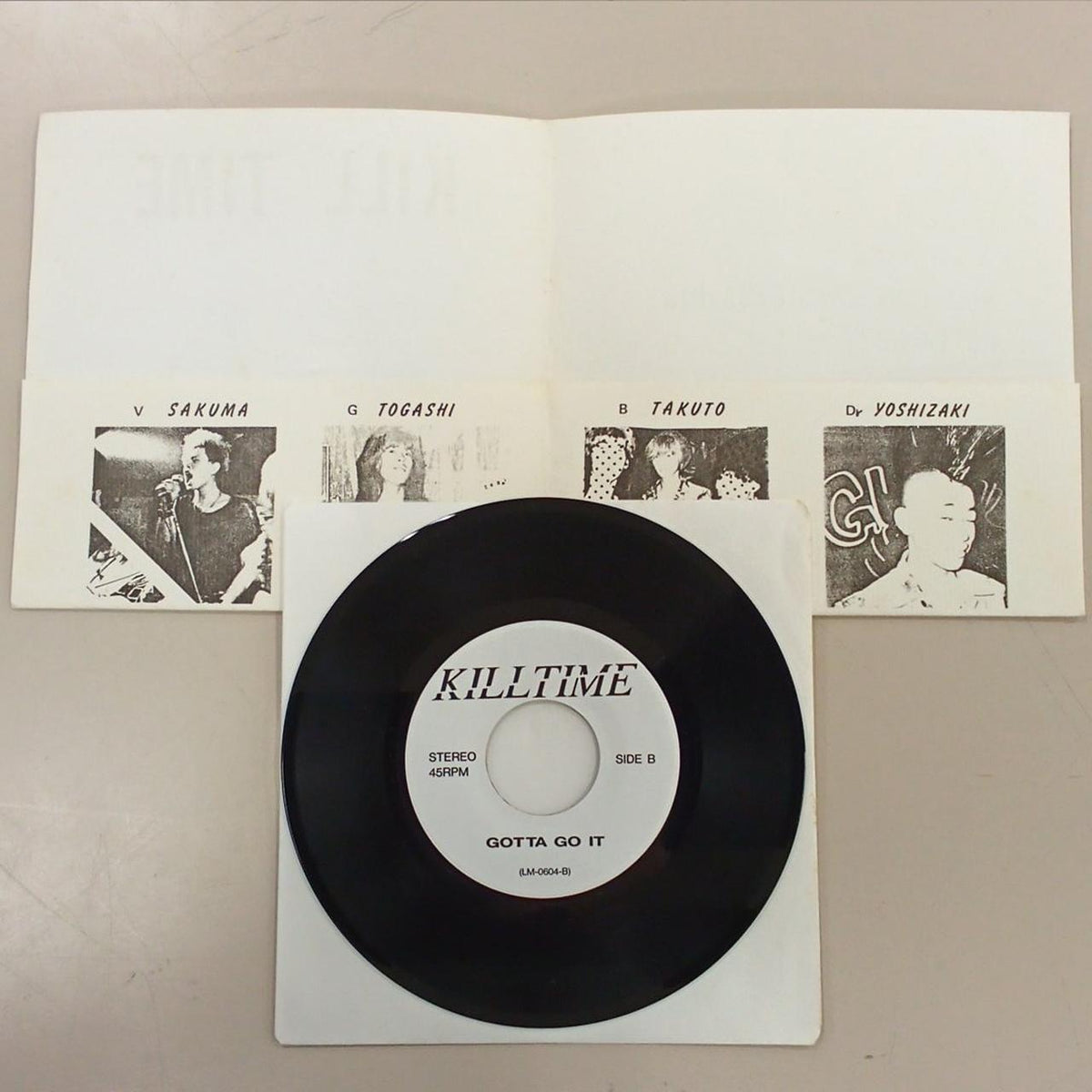 TIME KILLER RECORDS KILL TIME/THE FIRST EP LM-0604