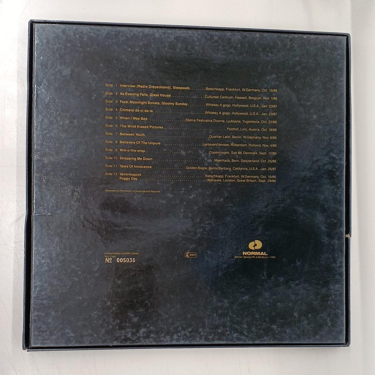 NORMAL EP Record BOX CHRISTIAN DEATH / JESUS CHRIST