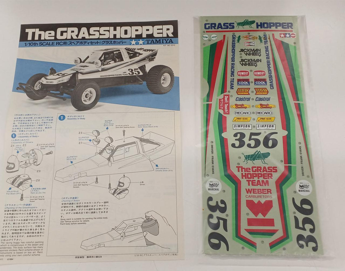 TAMIYA Grasshopper Spare Body Set Electric Car Spare Parts NO.210