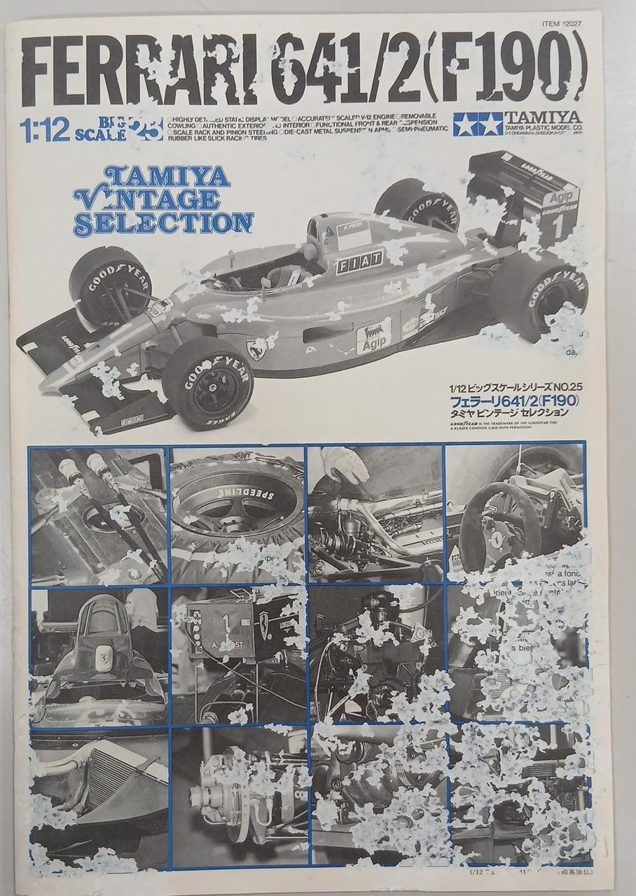 TAMIYA Ferrari 641/2 (F190) 1/12