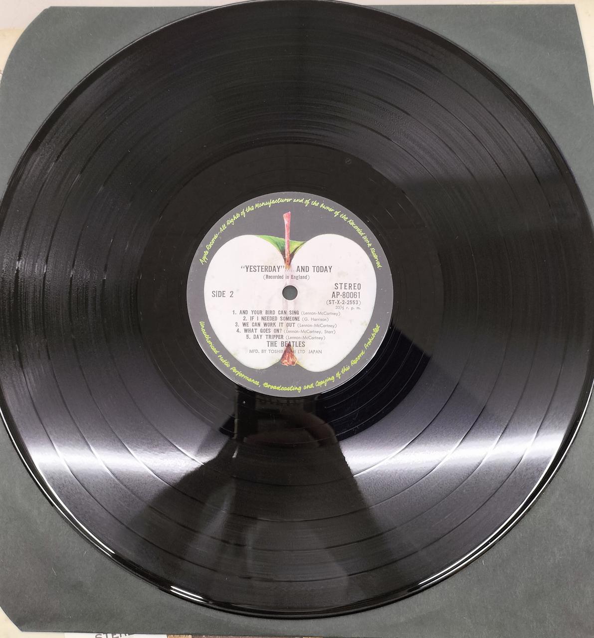EMI Corporation Record LP AP-80061 The Beatles Yesterday and Today