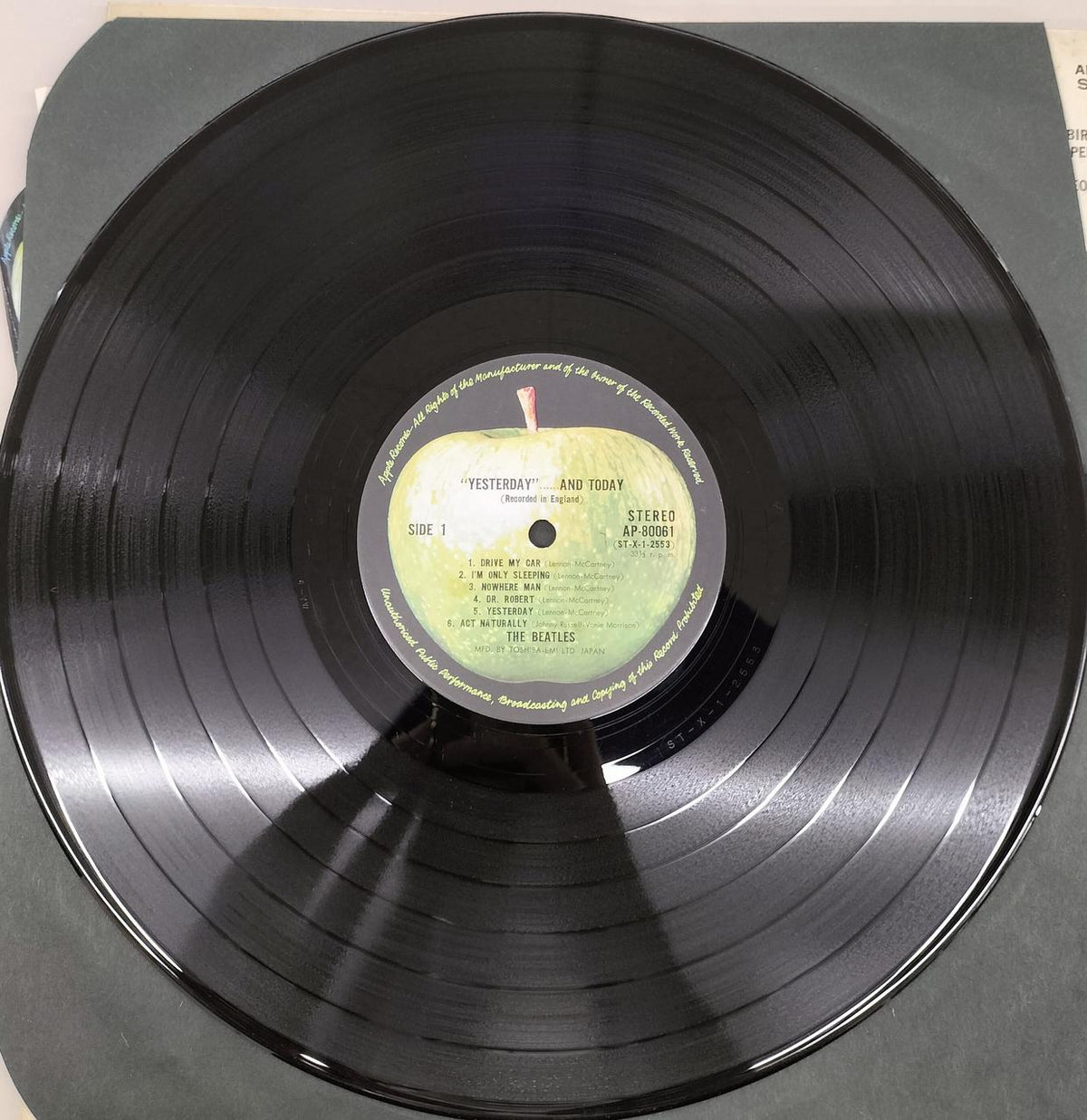 EMI Corporation Record LP AP-80061 The Beatles Yesterday and Today