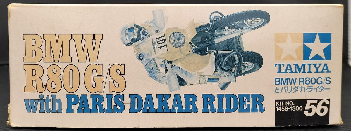 Tamiya BMW R80 G/S and Paris-Dakar Rider Motorcycle Series NO.56