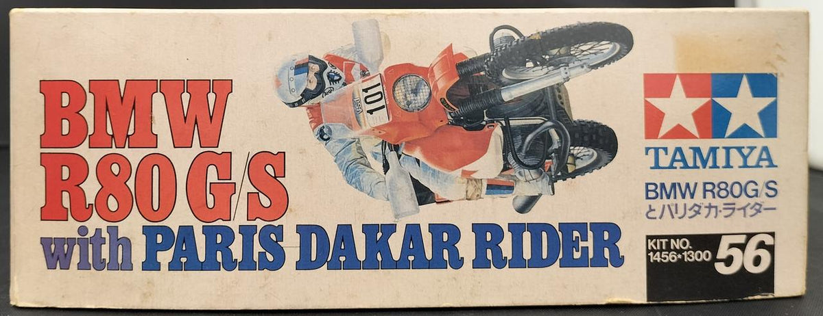 Tamiya BMW R80 G/S and Paris-Dakar Rider Motorcycle Series NO.56