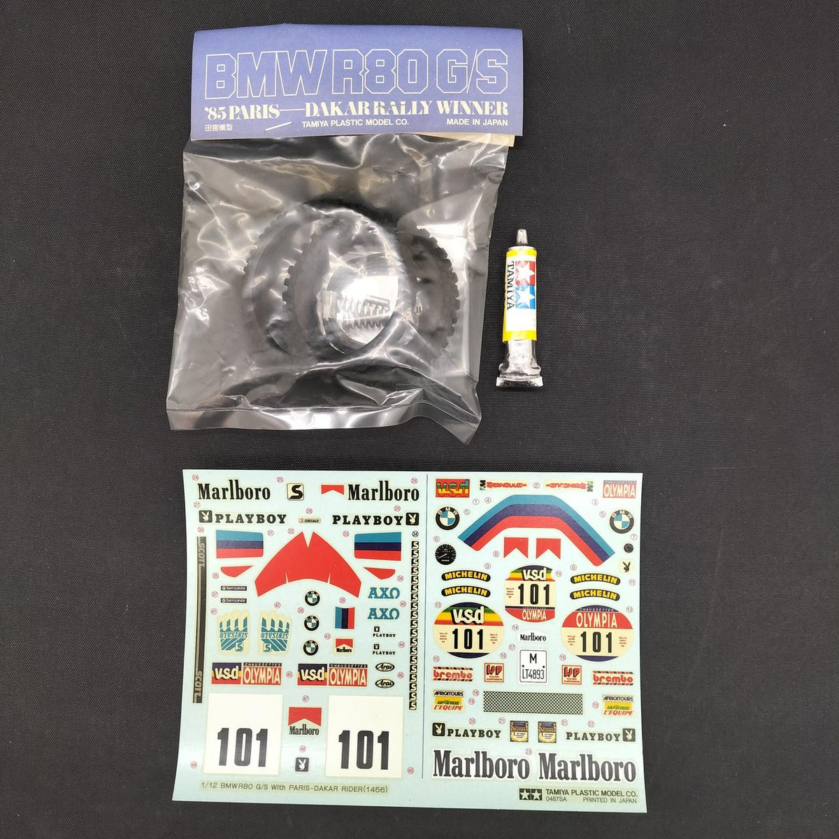Tamiya BMW R80 G/S and Paris-Dakar Rider Motorcycle Series NO.56