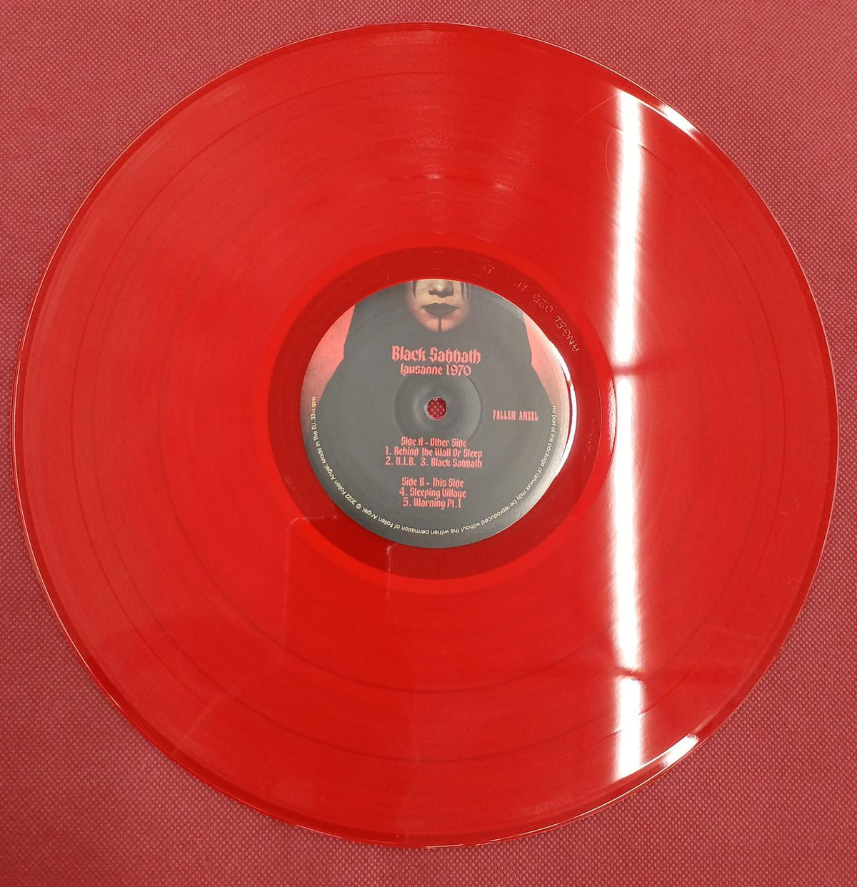 unclear Black Sabbath / LAUSANNE 1970 ANGEL025LP