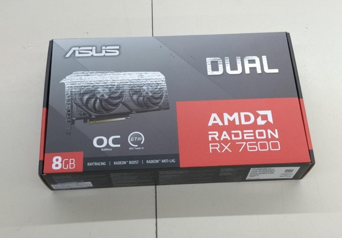 ASUS Graphics Card: DUAL-RX7600-O8G-V2