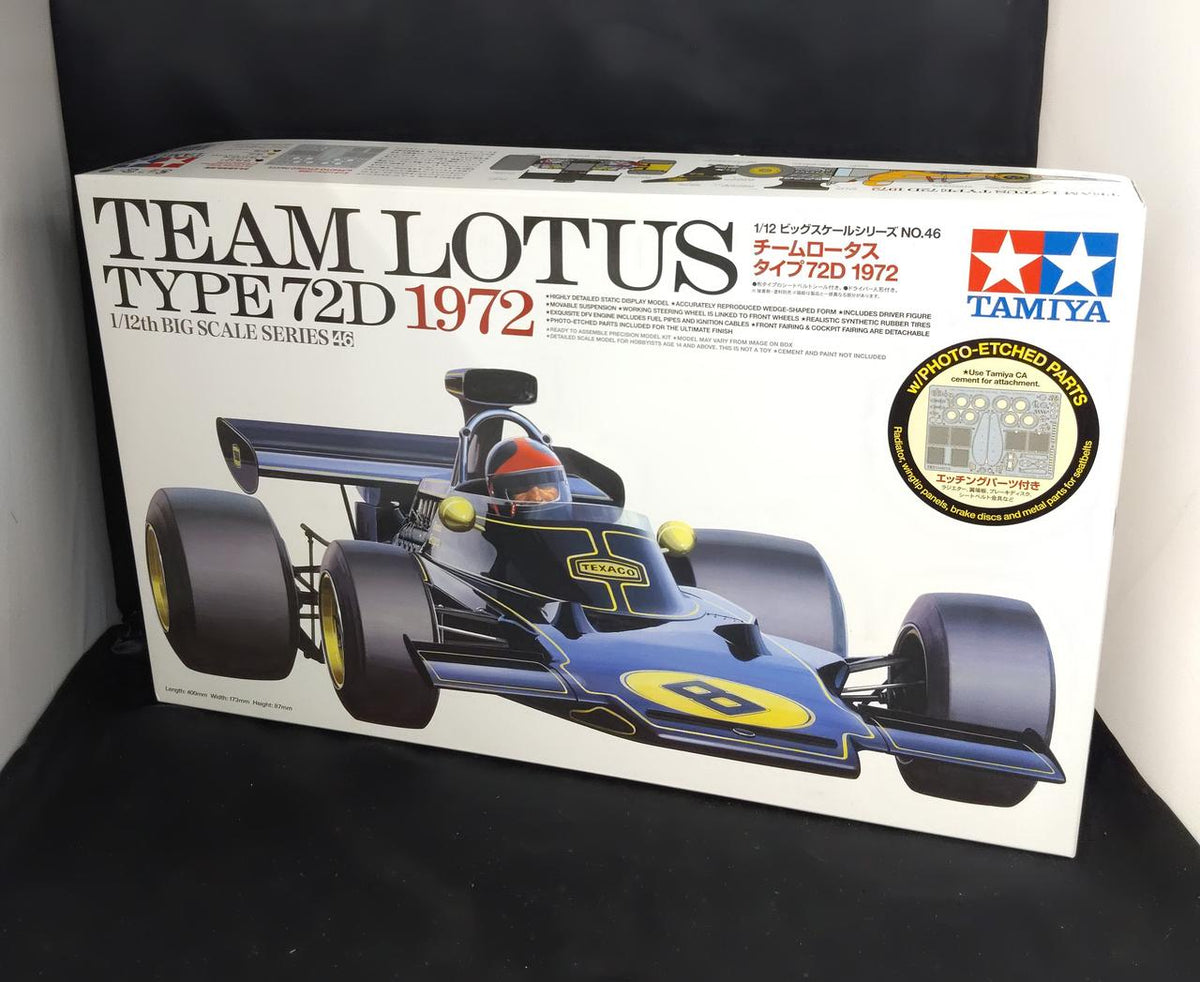 TAMIYA Plastic Model 1/12 Team Lotus Type 72D 1972