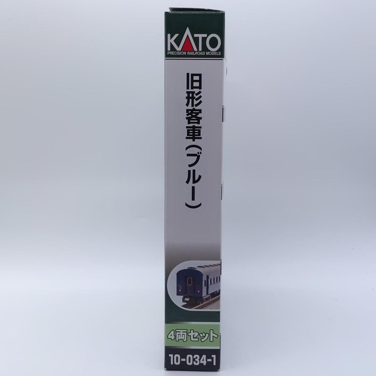 KATO N Gauge Old Model Passenger Cars 4-Car Set (Blue) - Banzai Thrifting | BanzaiHobby