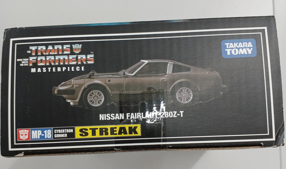 Takara Tomy Robot Soft Vinyl Figure MP-18 Streak Nissan Fairlady 280Z-T - Takara Tomy Banzai Hobby