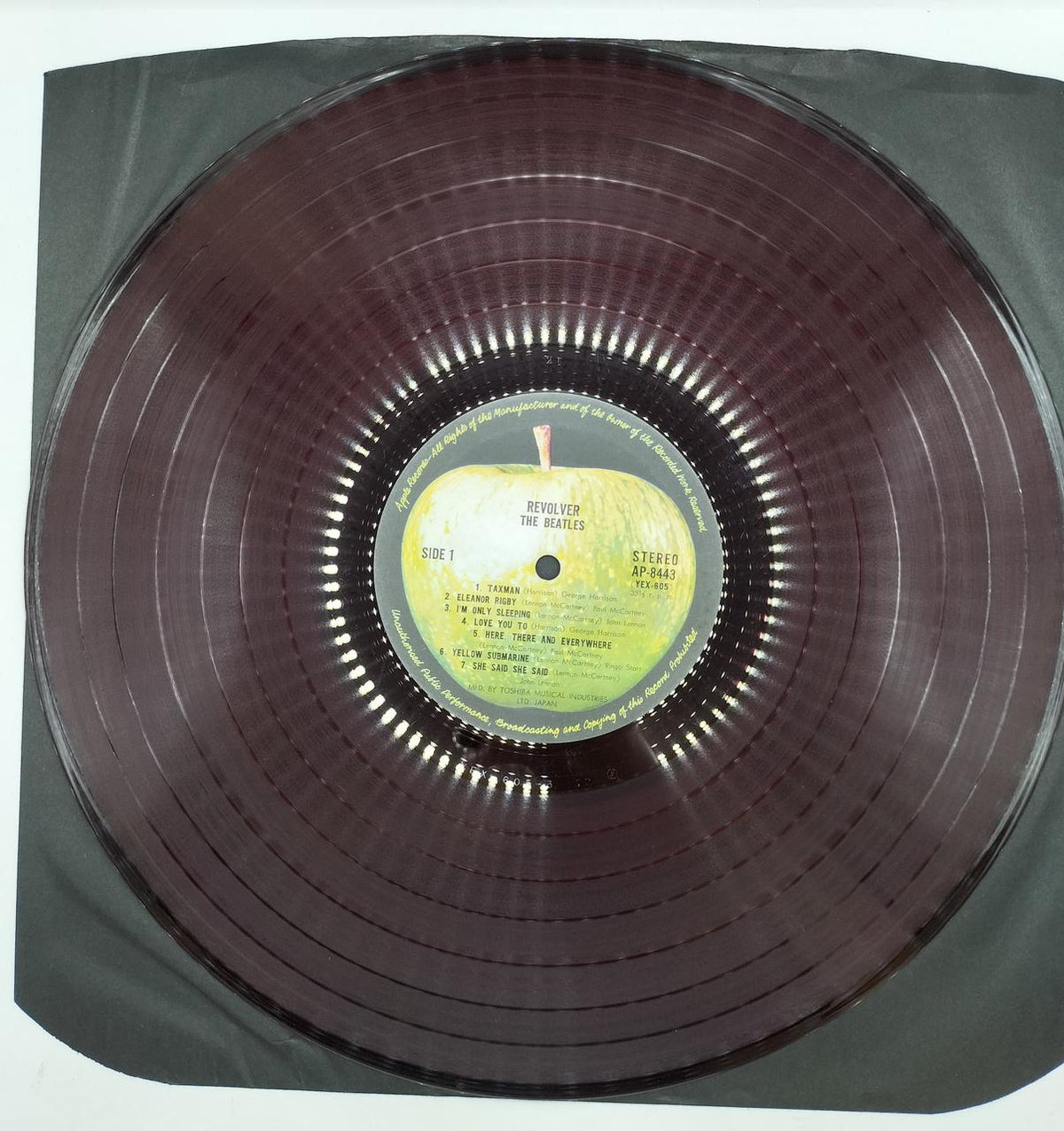 Toshiba Musical Industries LP Record BEATLES "REVOLVER"