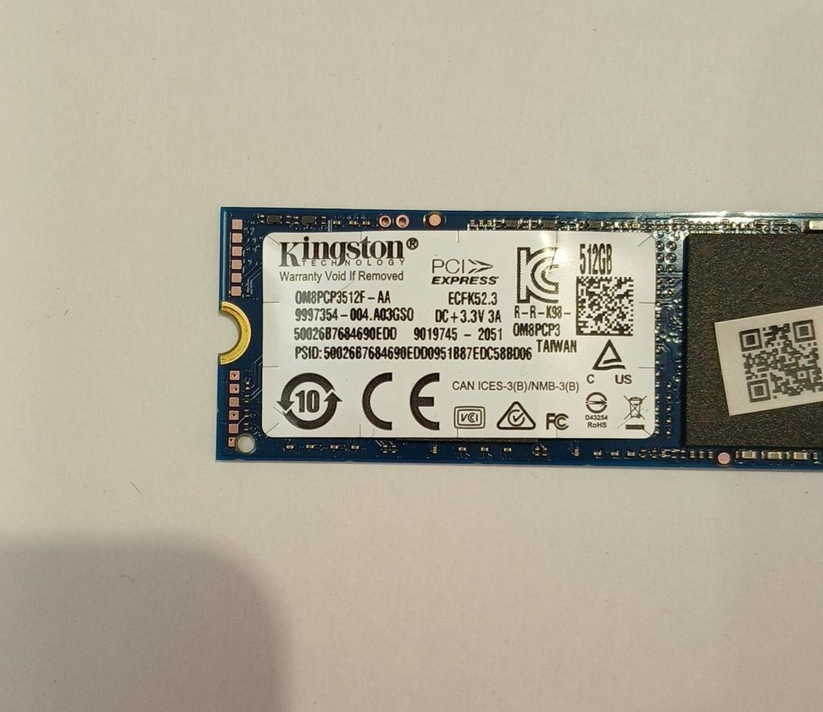 KINGSTON M.2 SSD OM8PCP3512F