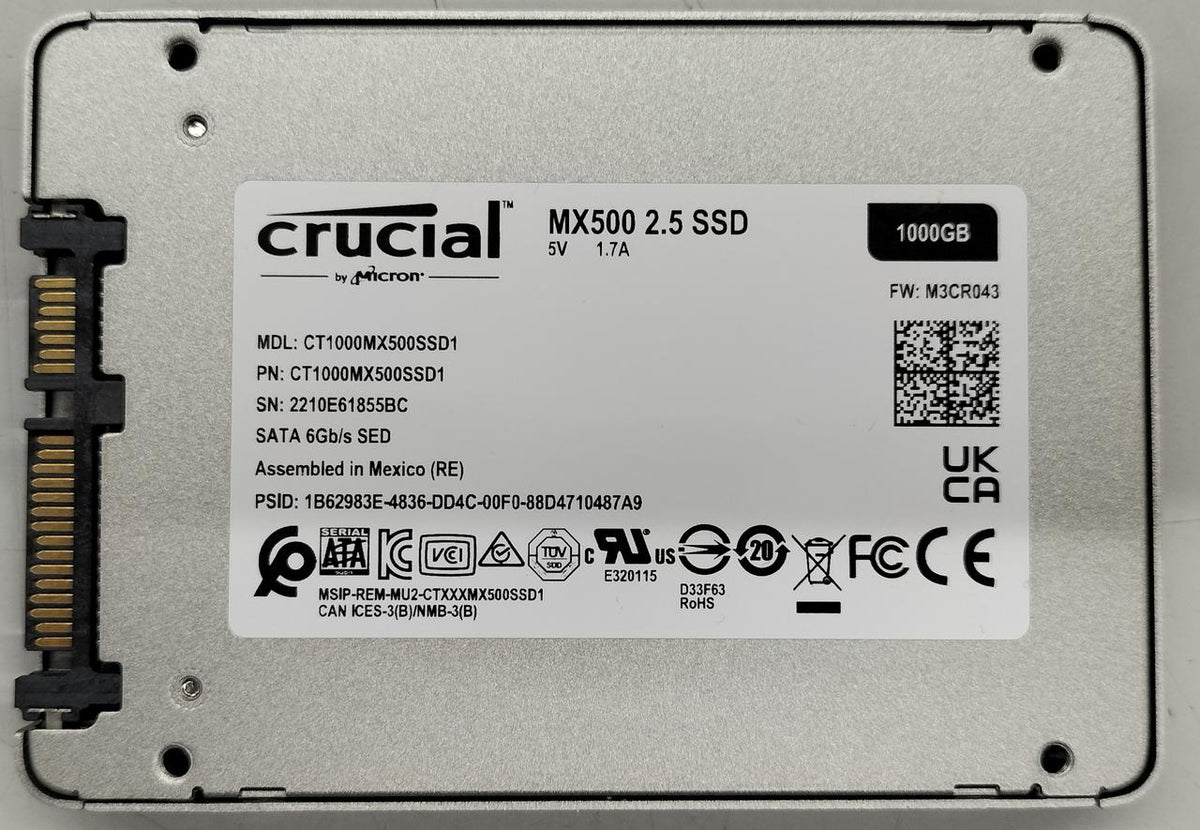CRUSIAL SATA SSD 1TB MX500